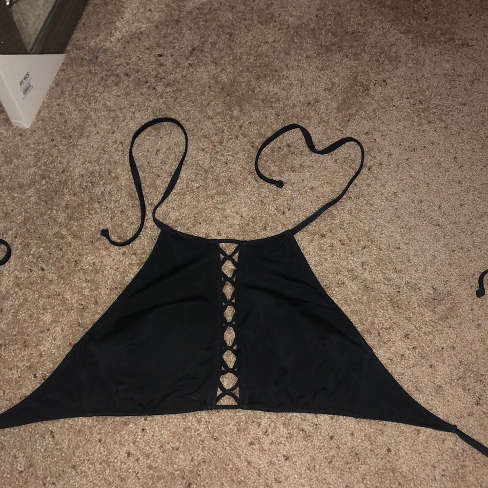 Black swimsuit top